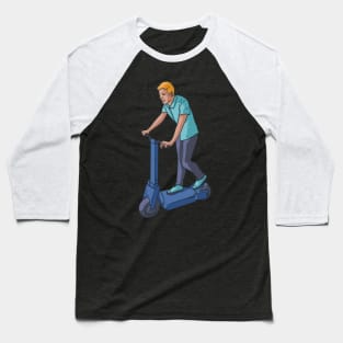 Electric Scooter - Scooter Baseball T-Shirt
